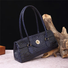 Crocodile Vintage Leather Handbag