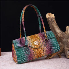 Crocodile Vintage Leather Handbag