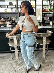 Diamond Bow Crop Top