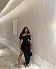 Fatima Ruffle Maxi Dress