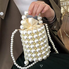 Her Pearls Beading Tote Bag