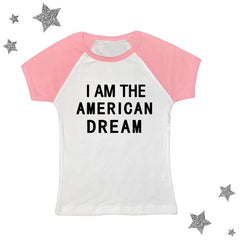 I Am The American Dream Crop Top