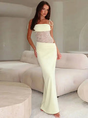 Ariana Mesh Maxi Dress