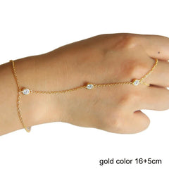 Charm Ring Wrist Bracelet