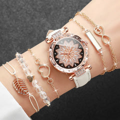 6PCS/Set Watch Bracelet Set(Without Box)