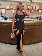 Cuts Given Maxi Dress