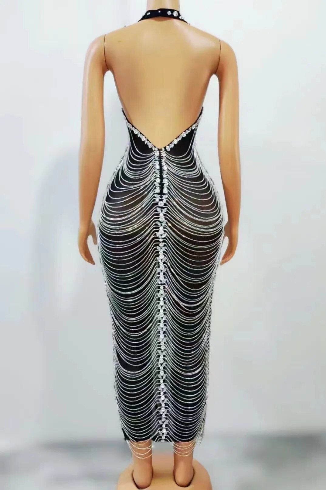 A Celebration Rhinestone Dress