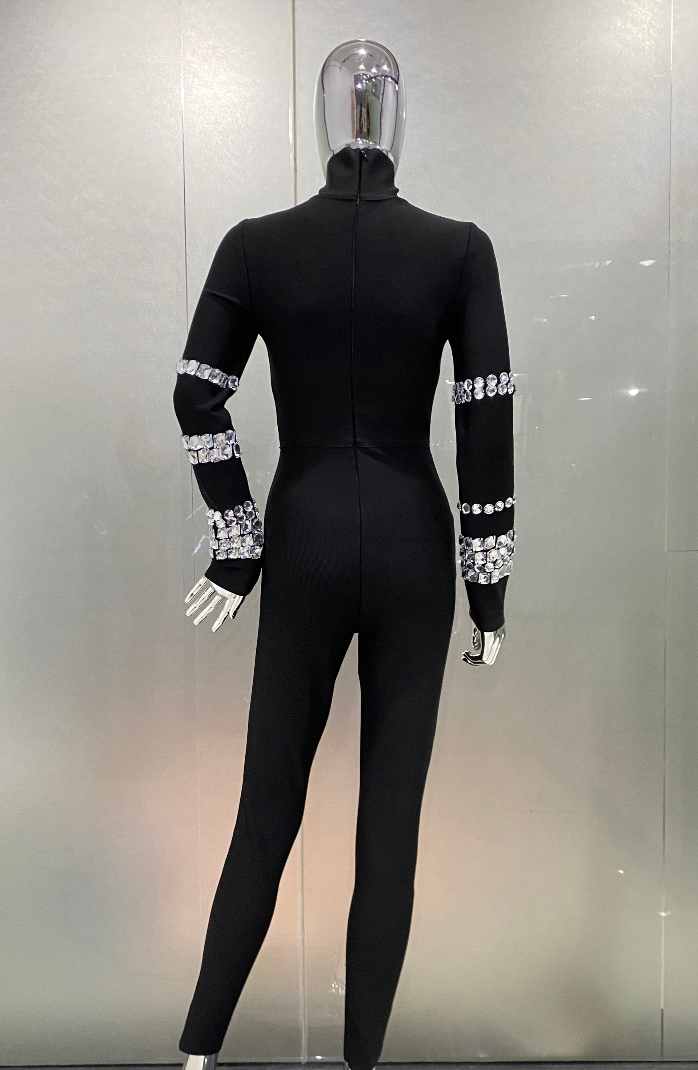 Abigail Bodycon Bandage Jumpsuit