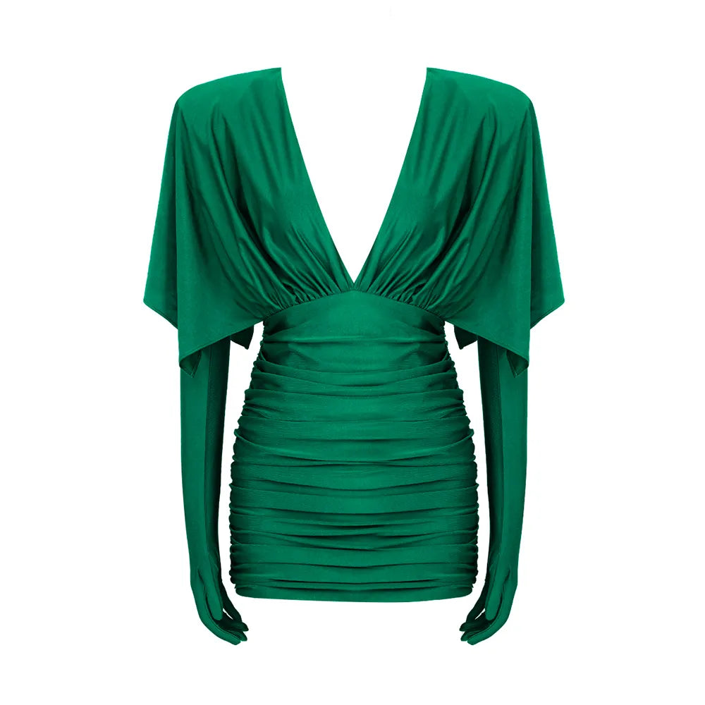 Ava Ruched Mini Dress