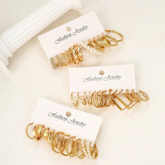 Baddie Earrings Set