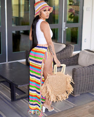 Cancun Vibe Crochet Skirt