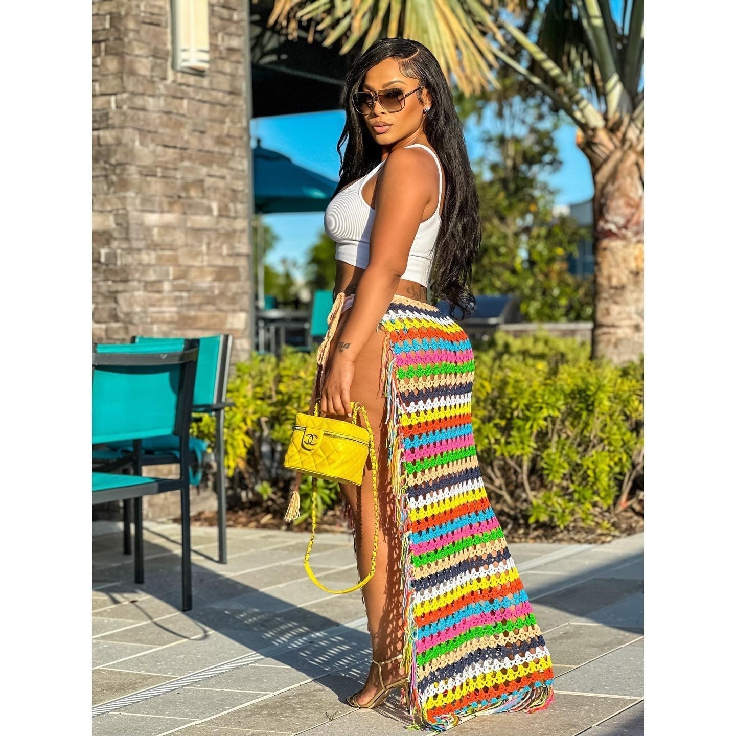Cancun Vibe Crochet Skirt