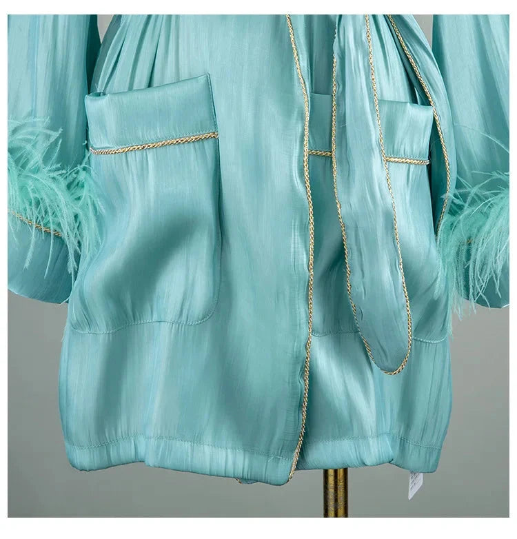 Caria Feather Jacket/Dress