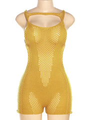 Charline Crochet Romper
