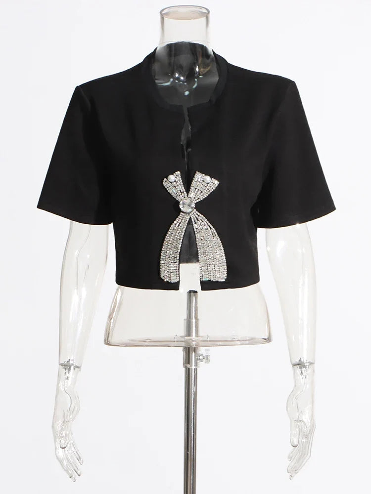 Diamond Bow Crop Top