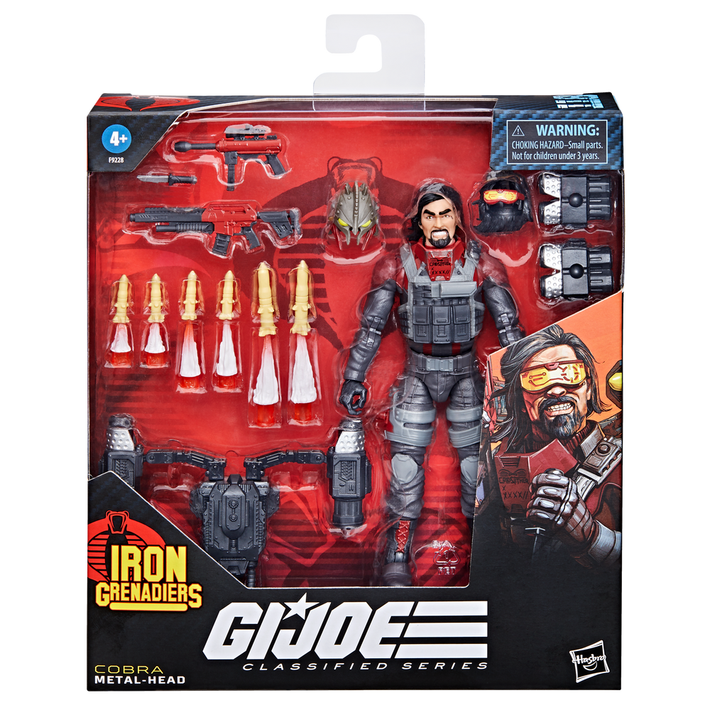 G.I. Joe Classified Series #118, Iron Grenadier Metal-Head