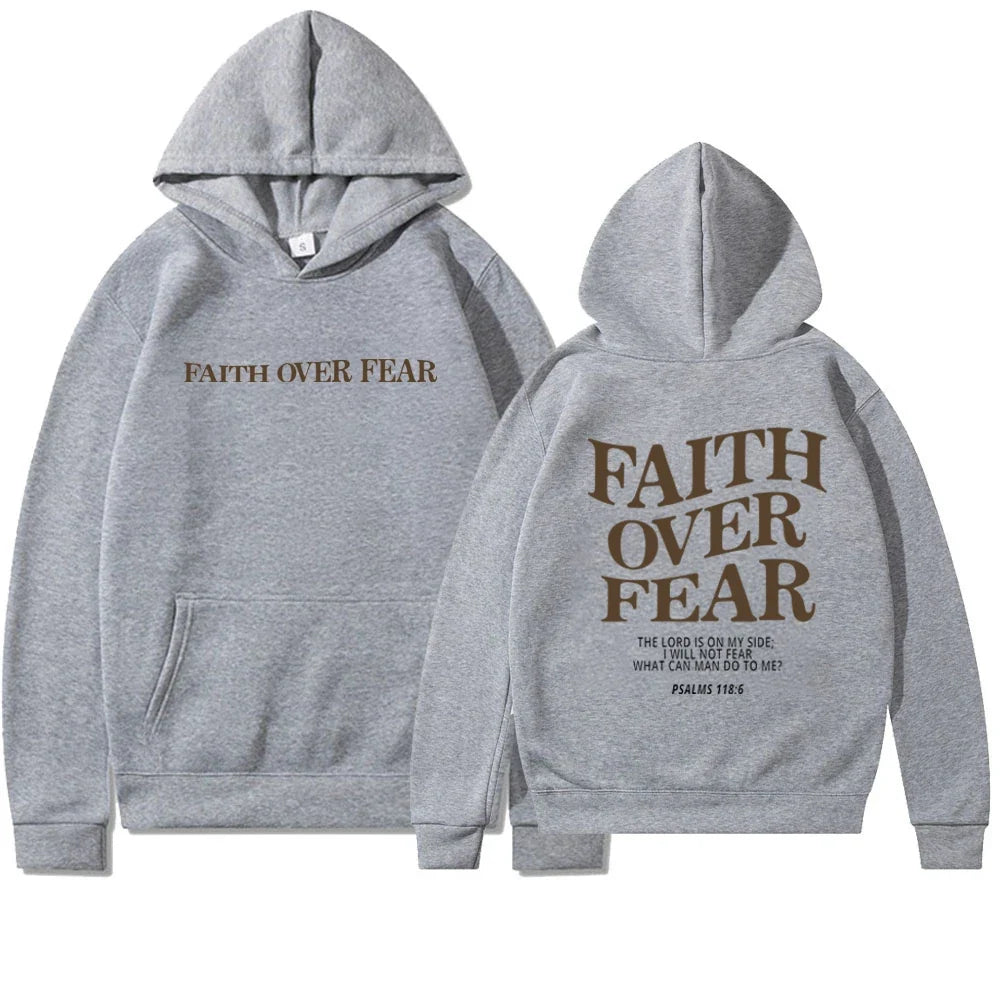 Faith Over Fear Hoodie Shirt (Unisex)