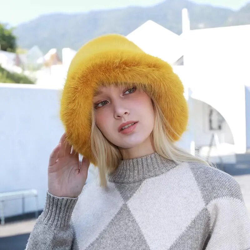 Fur Bucket Hat