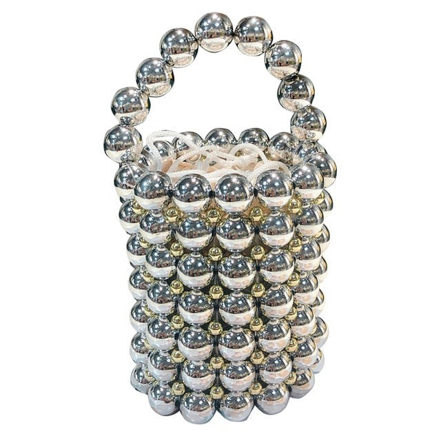 Her Pearls Beading Tote Bag