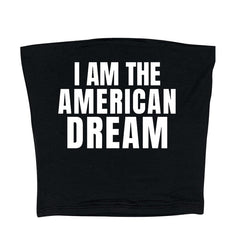 I Am The American Dream Crop Top