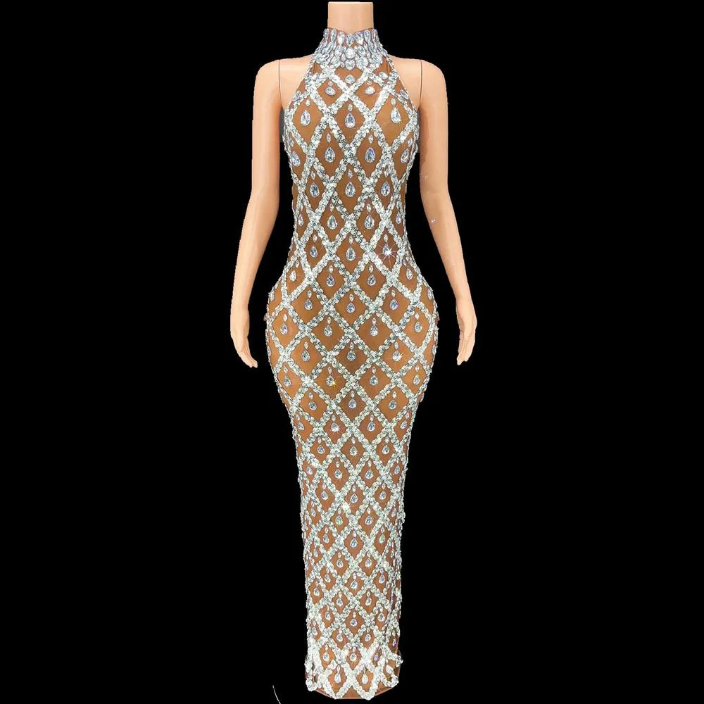 I Like It Shiny Maxi Dress