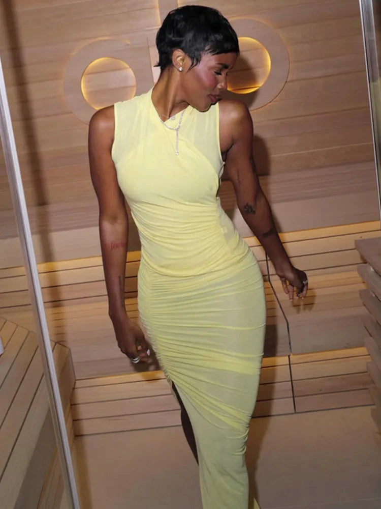 Alicia Ruched Skirt Set