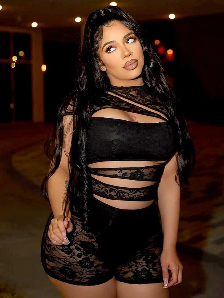 Gloria Mesh Romper