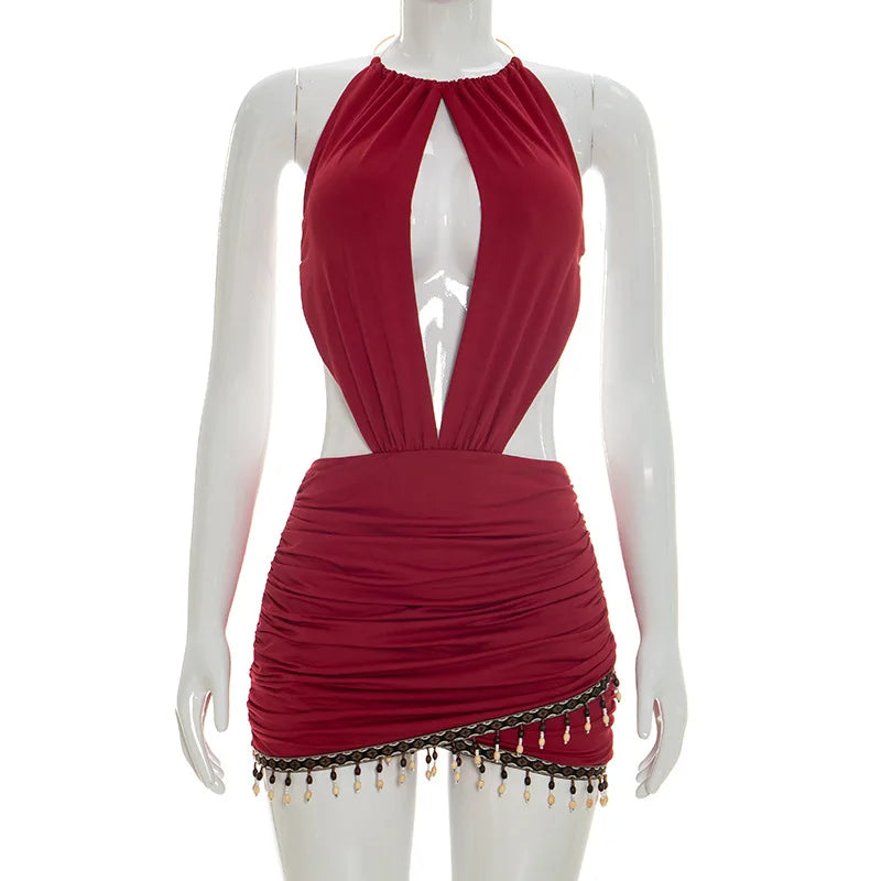 Bohemian Gyal Ruched Dress