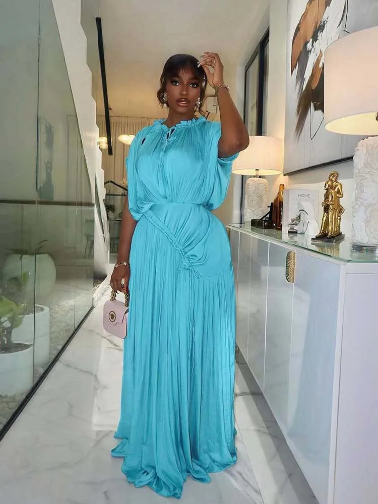 Chtistina Draped Maxi Dress