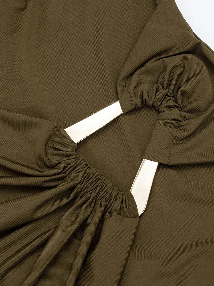 Anila Ruched Mini Dress