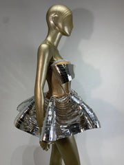 Goddess Crystal Mini Dress