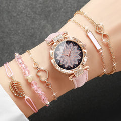 6PCS/Set Watch Bracelet Set（Without Box）