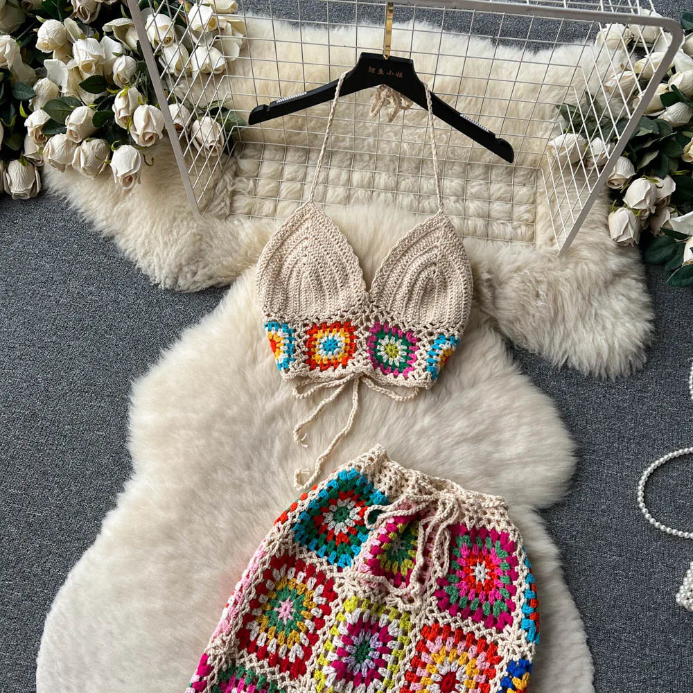 Geelee Crochet Pants Set