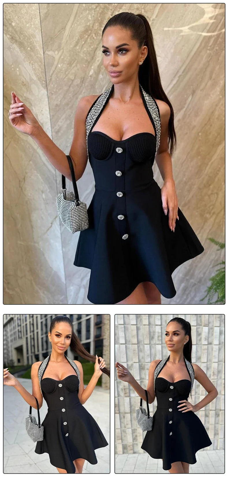 Abigail Luxury Bandage Dress