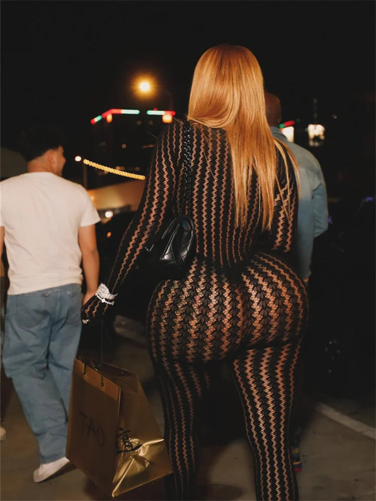 Hottie Mesh Jumpsuit