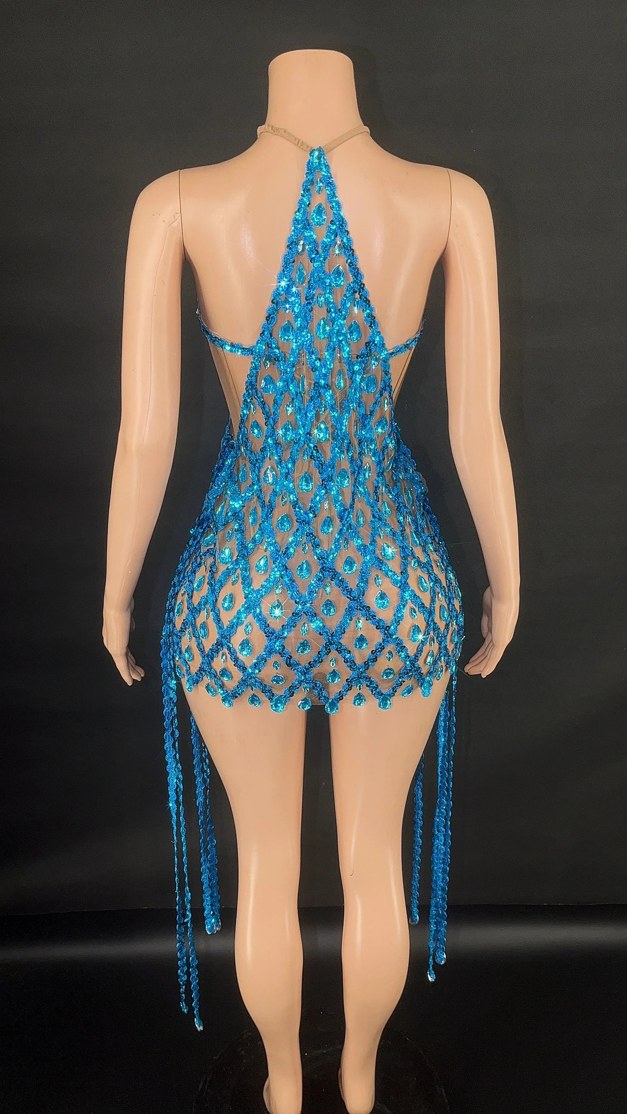 Diamonds In The Sky Mini Dress Set