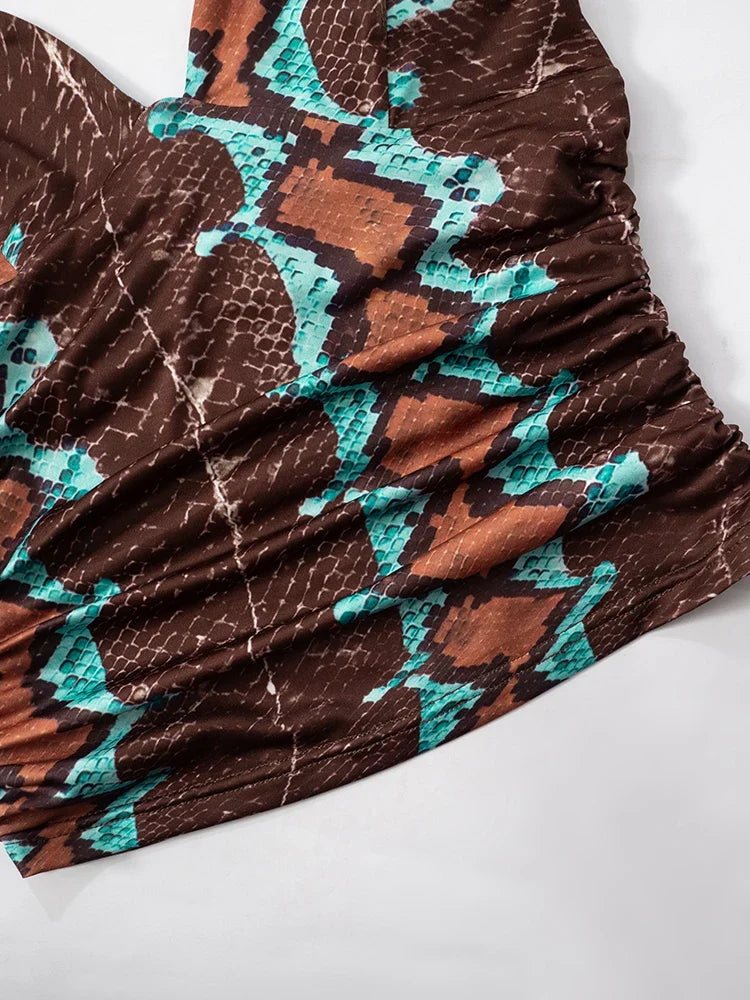 Cobra Print Tank Top