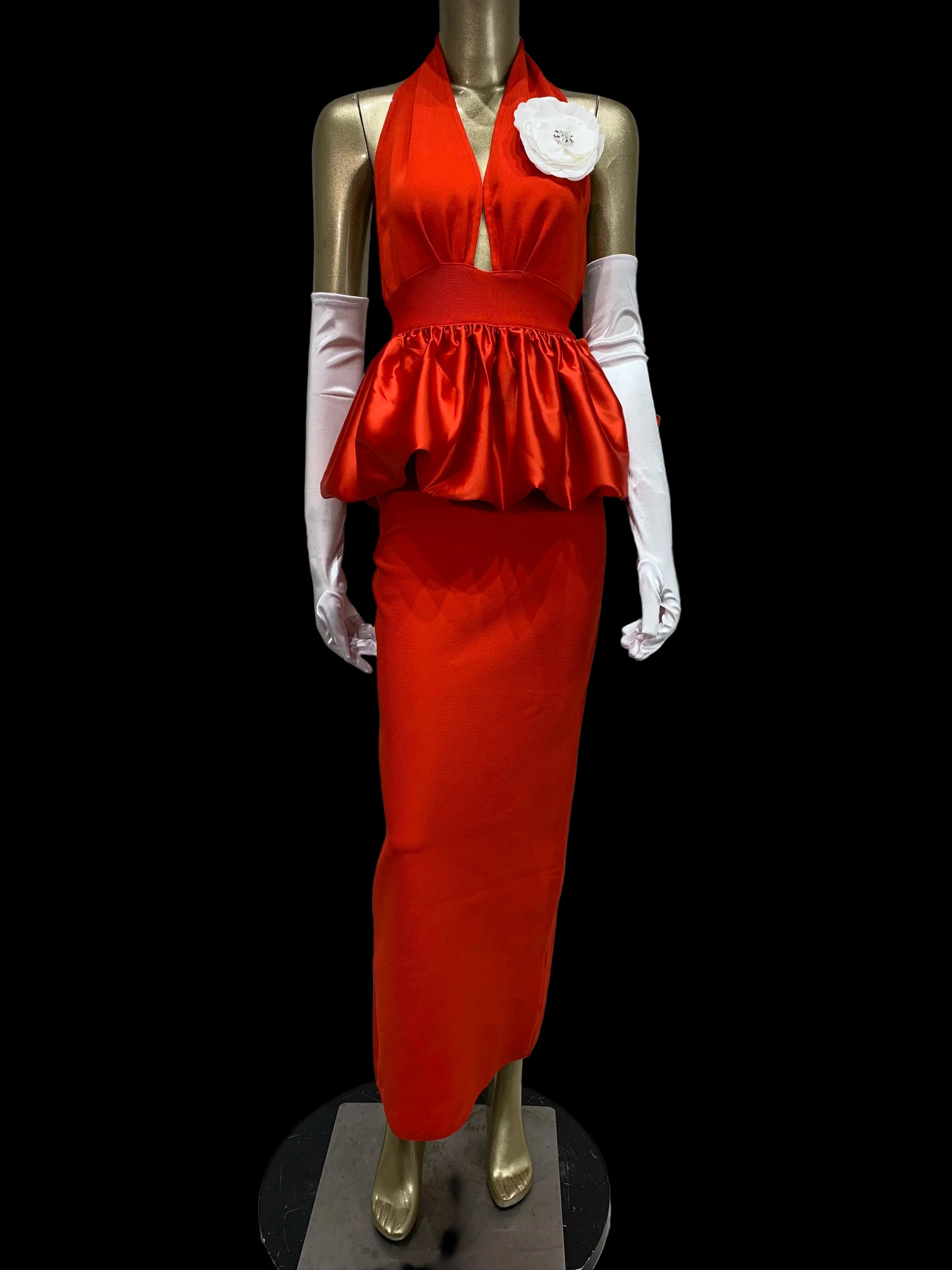 Flower Bandage Maxi Dress