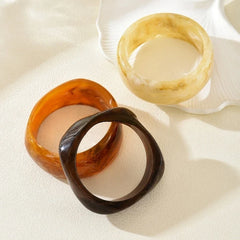 3Pcs Acrylic Chunky Bracelet