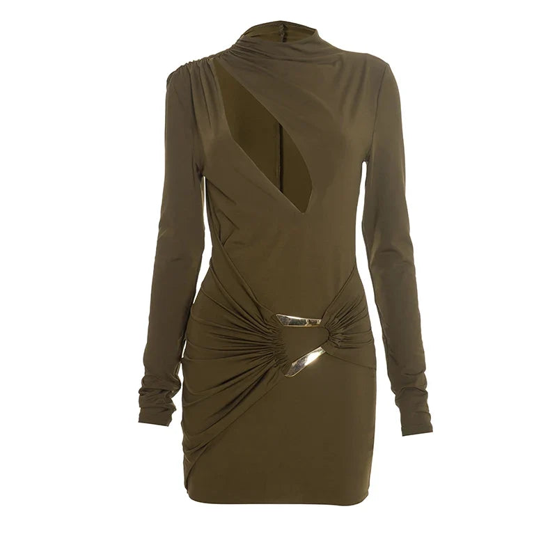 Anila Ruched Mini Dress