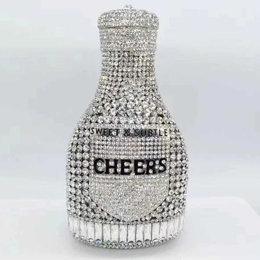 Cheers Crystal Clutch Purse