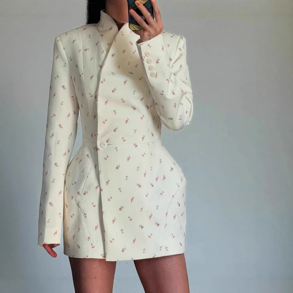 Floral Blazer Dress