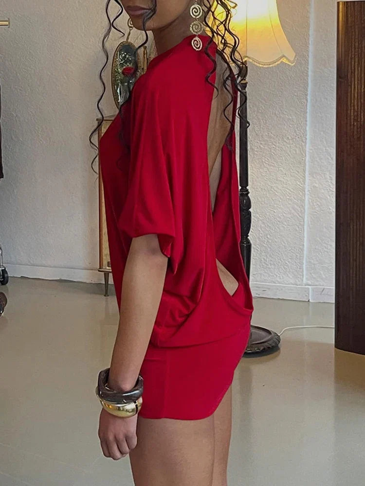 Esther Backless Mini Dress