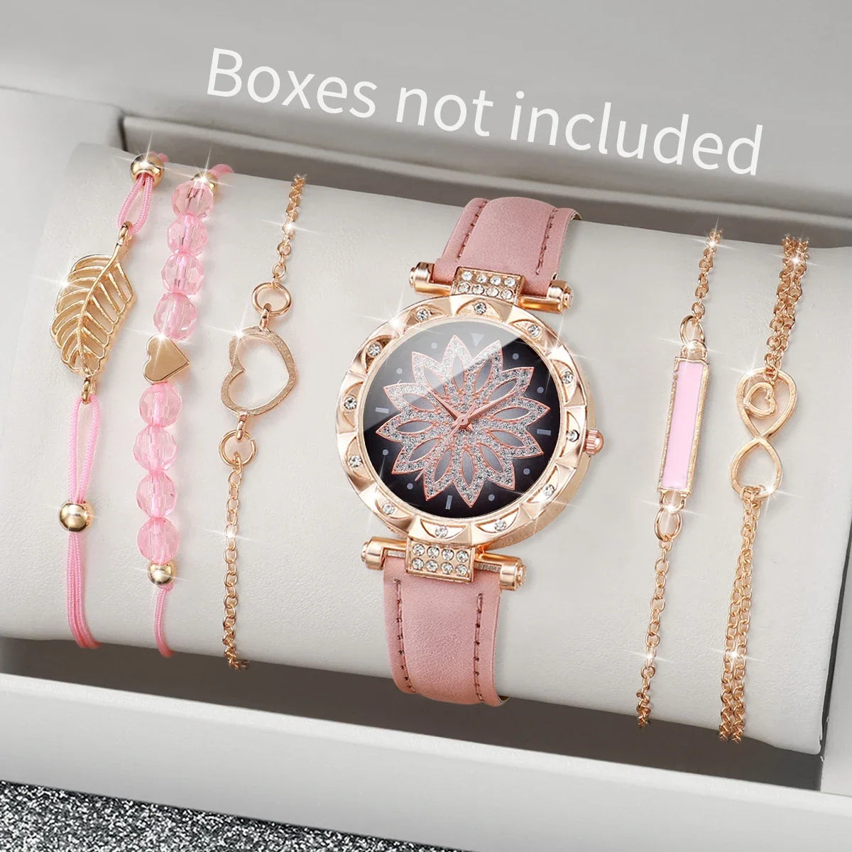 6PCS/Set Watch Bracelet Set（Without Box）