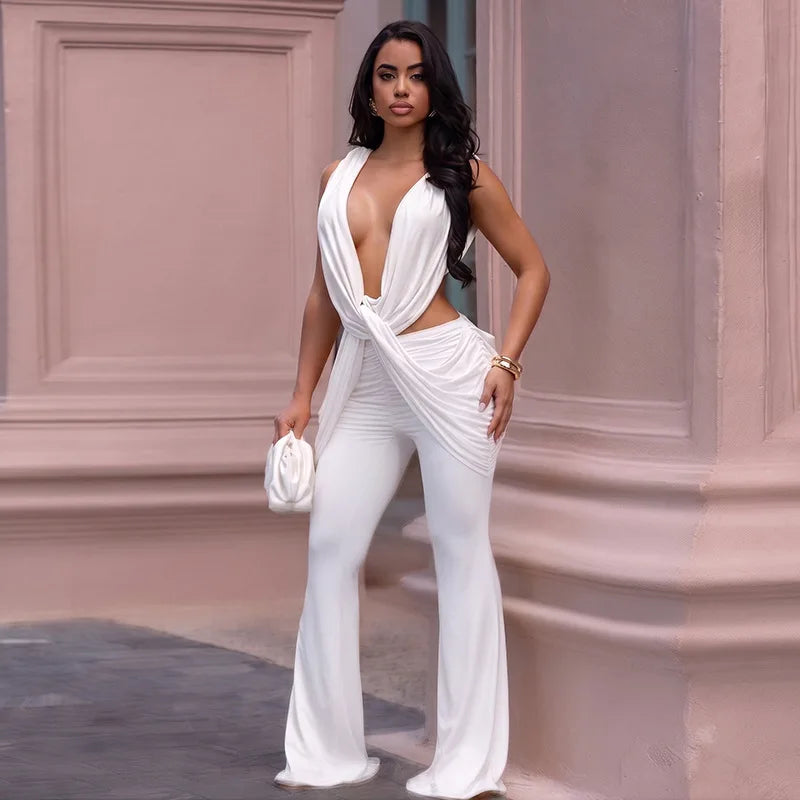 Clara Ruched Jumpsuit