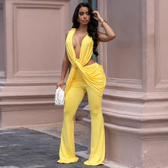 Clara Ruched Jumpsuit