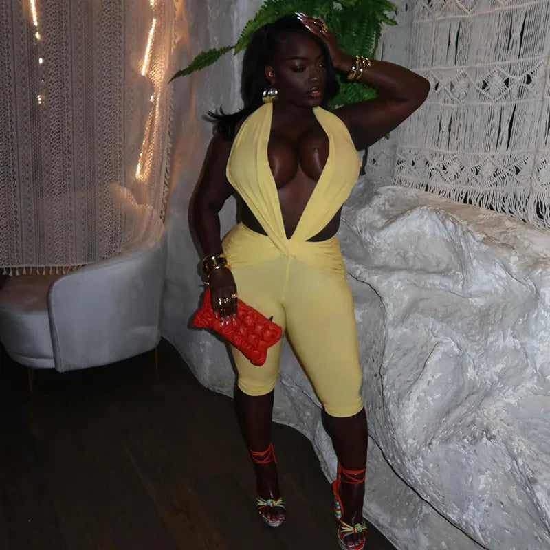 Eyana Backless Romper