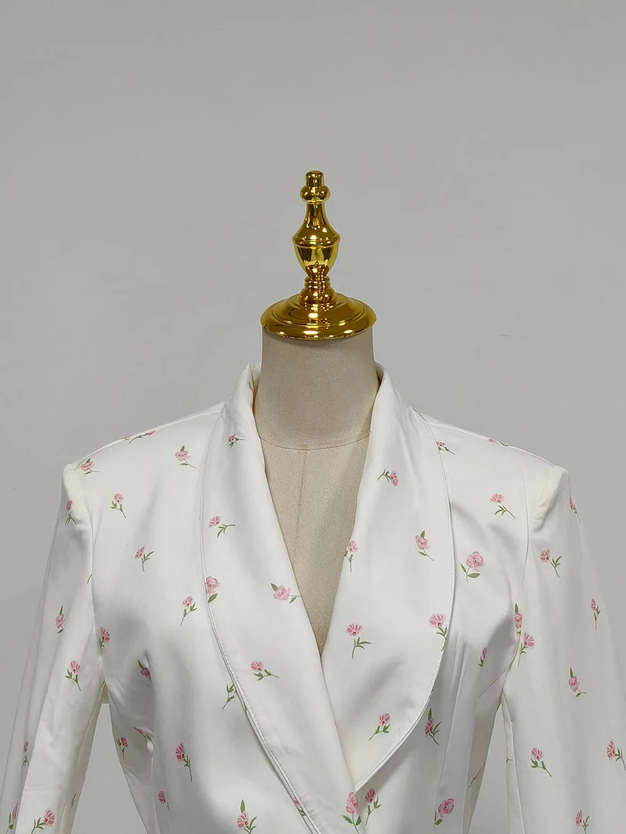 Floral Blazer Dress