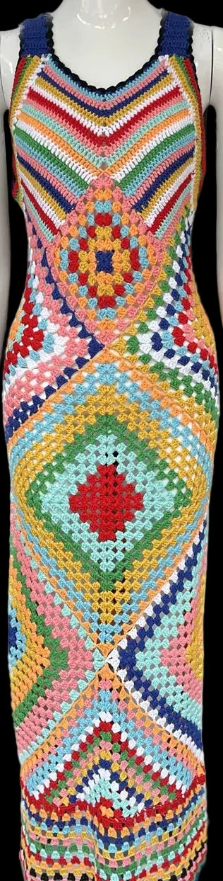 Bora Crochet Maxi Dress