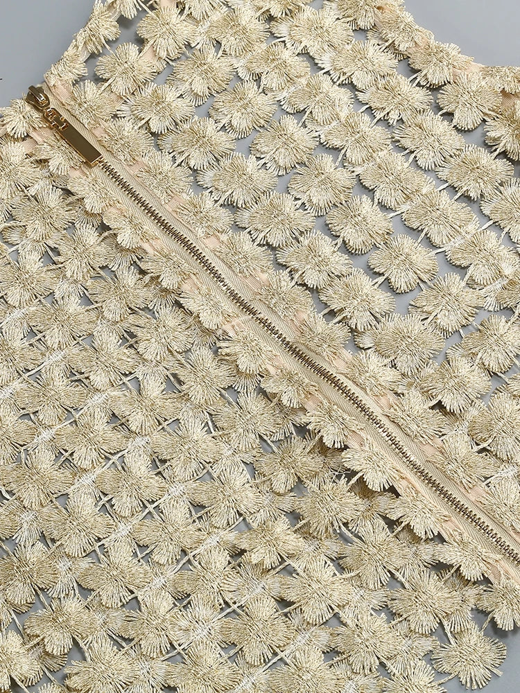 Champagne Skirt SSet